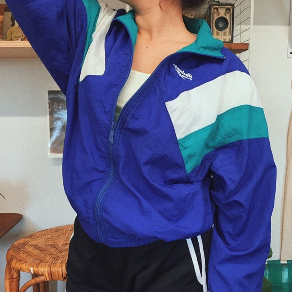 💙 vintage 80s windbreaker 💙